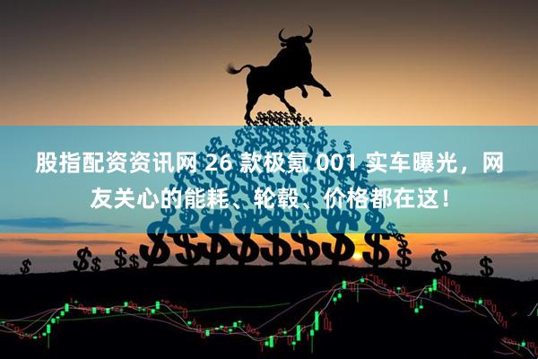 股指配资资讯网 26 款极氪 001 实车曝光，网友关心的能耗、轮毂、价格都在这！